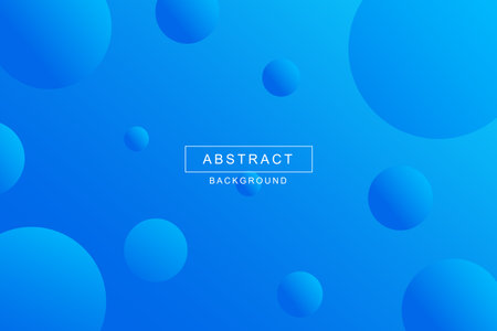 Abstact liquid blue bubble backgroundのイラスト素材