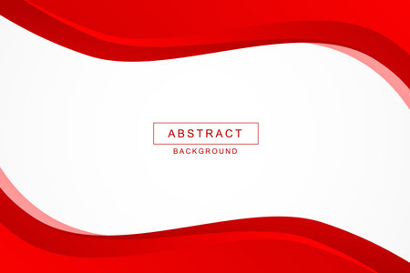 Vector abstract red wavy business style backgroundのイラスト素材