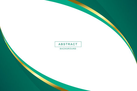 Vector gradient elegant green backgroundのイラスト素材