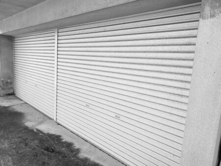Garage shuttersの写真素材