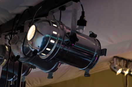 The RGB Floodlight. Lighting equipment for concerts.