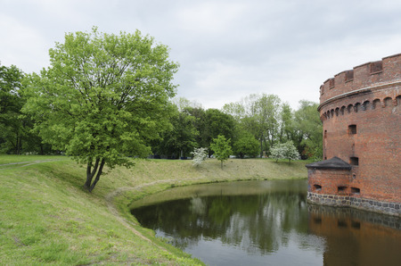 Defensive tower Dohna in Kaliningrad (Koenigsberg)の写真素材