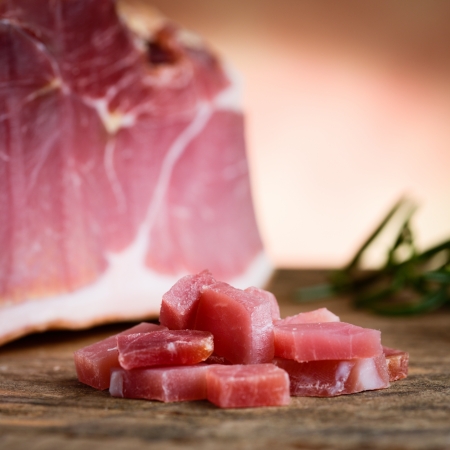 italian prosciutto - italian raw hamの写真素材