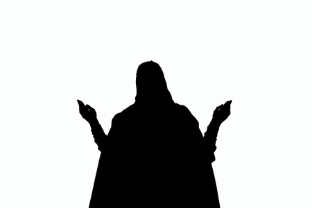 profile of jesus christの写真素材