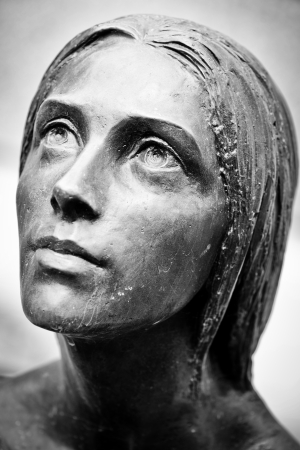 bronze faceの写真素材