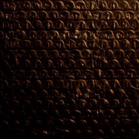 bubble black wrapの写真素材