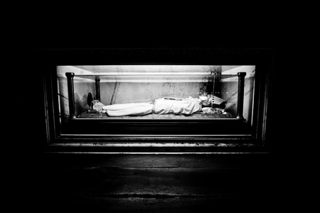 Milan Lombardy italy - April 07 2014  Duomo Milan, mortal remains of Cardinal Schusterのeditorial素材