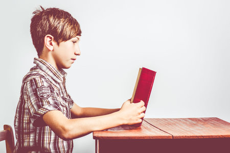 child read a book