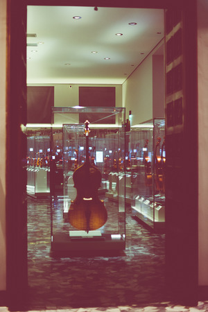 Cremona, Italy november 14 2014: Museum of Violin , piazza Marconi, Cremona, Italy, november 14 2014のeditorial素材