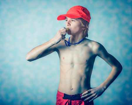 young lifeguardの写真素材