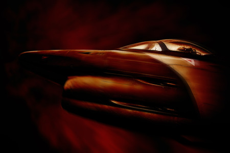 war fighter  blurred style photoの写真素材