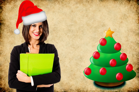 Customer care greetings for christmasの写真素材