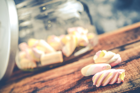 twisted marshmallowsの写真素材