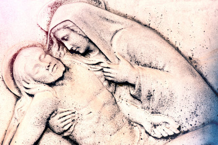 virgin mary pain - jesus christ passion