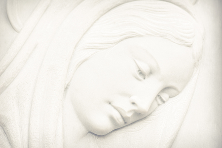 virgin mary faceの写真素材