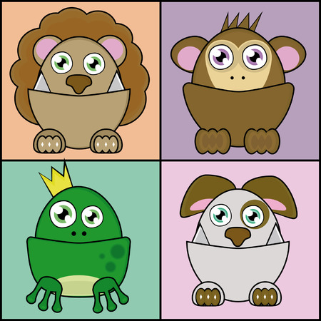animalsのイラスト素材