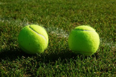 Two Tennis Balls の写真素材