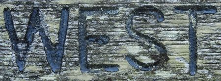 WEST signの写真素材