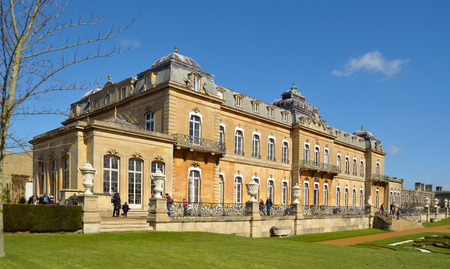 Wrest Park country house a grade 1 listed building open to the public.のeditorial素材
