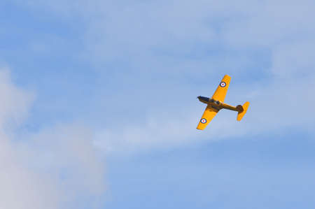 Vintage  1949 DHC Chipmunk T.22 671 RCAF  in the livery of the Royal Canadian Air Force.のeditorial素材
