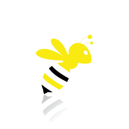 Honey Bee Logo Design Template For Your Companyのイラスト素材