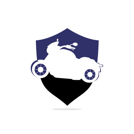 Motor bike icon logo design vector templateのイラスト素材