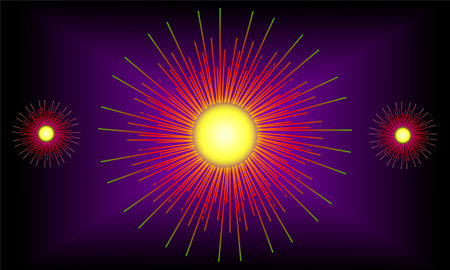 Beautiful glowing moon backgroundのイラスト素材