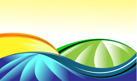 Simple unique color abstract backgroundのイラスト素材