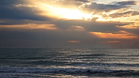 Sunset at the Beachの写真素材