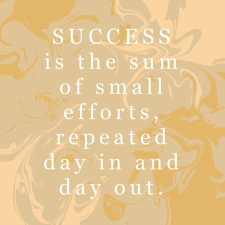 Inspirational and motivational quote. Effects poster, frame, colors background and colors text are...
