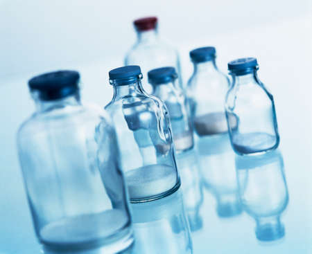 pharmaceutical vials for covid 19 vaccineの写真素材