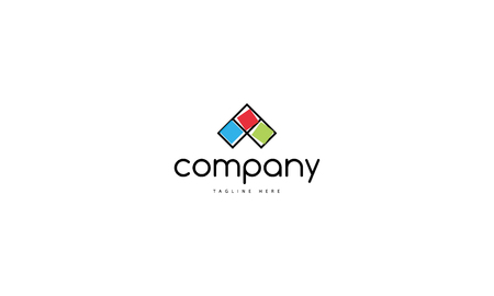 Three squares logoのイラスト素材