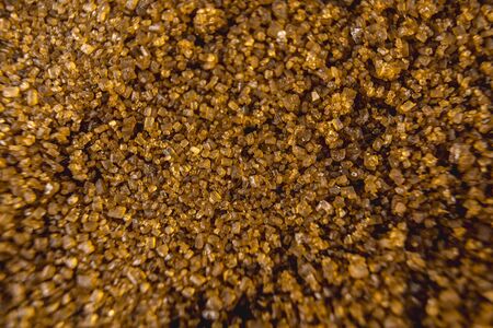 Approaching the beautiful brown sugar, macro photographyの写真素材