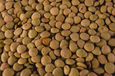 Lentils photographed with macro photography, food photographyの写真素材
