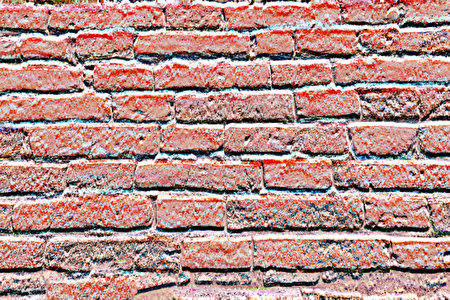 Red brick flat wall background and textureable brick wall