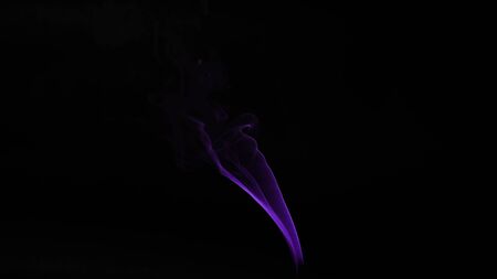 4K view of rising smoke over blackの写真素材
