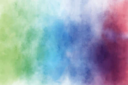 grunge dark multi color watercolor wash splash backgroundのイラスト素材