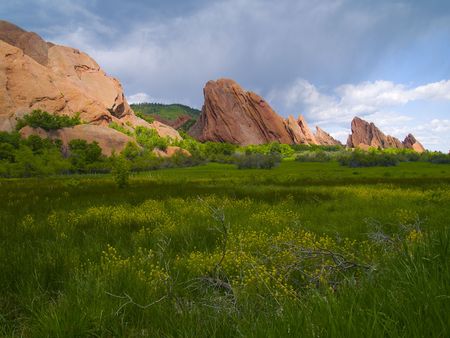 Roxborough Spring - Coloradoの写真素材
