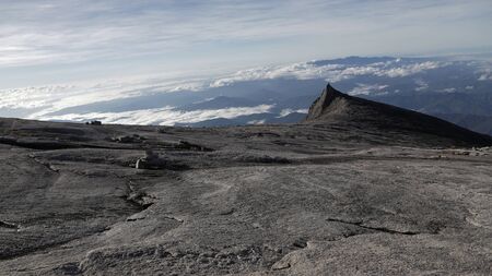 SABAH,MALAYSIA âFebruary 22, â2018: South Peak in early morningの写真素材