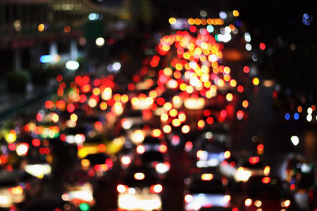 traffic lights in the city.