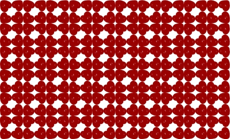 Multiple combination of small grain red love marble for background useの写真素材