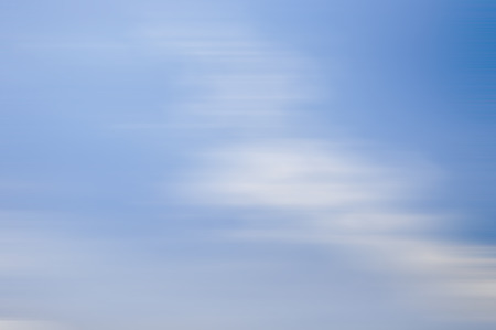 Long Exposure Of Blue Sky With Motion Clouds For Backgroundの写真素材