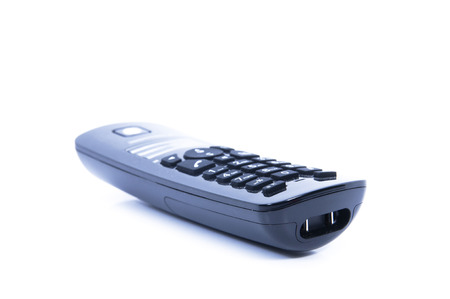 Wireless Phone Over White Backgroundの写真素材