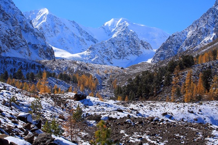 The Altai Mountainsの写真素材