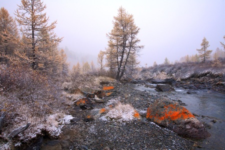 The Altai Mountainsの写真素材