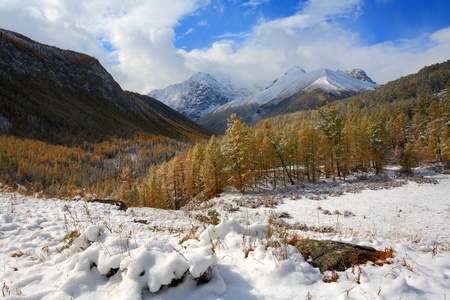 The Altai Mountainsの写真素材