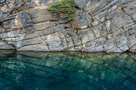 Horseshoe Lake, Jasper National Park, Alberta, Canadaの写真素材