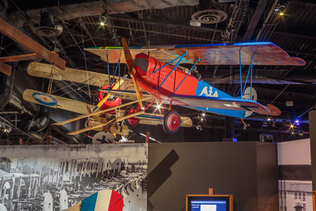 SEATTLE, WASHINGTON STATE, USA - OCTOBER 28, 2015: The Museum of flight is the largest private air and space museum in the world.のeditorial素材