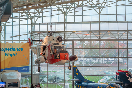 SEATTLE, WASHINGTON STATE, USA - OCTOBER 28, 2015: The Museum of flight is the largest private air and space museum in the world.のeditorial素材