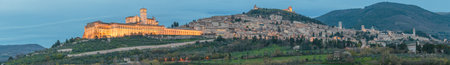 Assisi - the ancient city of St. Francis, Umbria region, Italyの写真素材